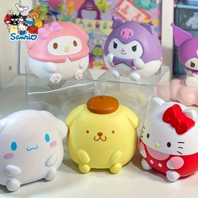 Resim 5 adet Sanrio Stres Giderici Anahtarlıklar - Sevimli Karakter Tasarımları (Mor, Pembe, Sarı, Beyaz, Kırmızı) Kahverengi Detaylarla, Dayanıklı Poliüretan, Doğum Günleri, Partiler ve Hediyeler için Mükemmel, Parti Hediyeleri | Eğlenceli Tasarım | Dayanıklı Anahtarlıklar, Sevimli Anahtarlık Aksesuarları, Cadılar Bayramı, Noel 