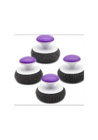 Resim Efe Mark Powtel Paslanmaz Krom Saplı Bulaşık Teli 4'lü Eko Set 