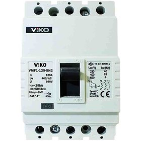 Resim Viko 3x125 Amper 25ka Sabit Kompakt Şalter Vmf1-125-sn2 