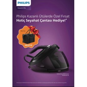 Resim Philips 8000 Serisi PSG8160 Kazanlı Ütü + Hotiç Seyahat Cantası Hediye 