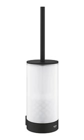 Resim Grohe Selection Tuvalet Fırçası Seti Phantom Black - 41215kf0 Krom 
