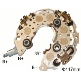 Resim YGT DİYOT TABLASI-ND 117MM TOYOTA TUNDRA V8-4.7 (12X50AMP.) - YGT-ND23034C 