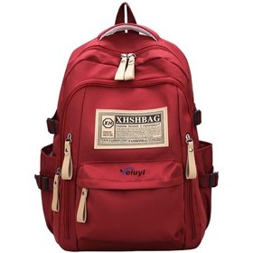 Resim Yeiuyi Bayan Büyük Kapasiteli Açık Sırt Çantası 45cm Ortaokul Öğrencisi Kırmızı Okul Çantası Kirmizi Kırmızı 