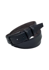 Resim Süzer Deri 3.5 Cm. Klasik Suni Deri Düz Erkek Battal Kemer Siyah (494442673) 