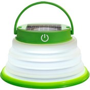 Resim Vkemall Güneş Enerjili Katlanabilir Kamp Lambası, 3 Seviye Parlaklık Ayarlı, Ipx6 Su Geçirmez, 6 Led Işık, Taşınabilir Tasarım Çok Renkli 