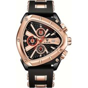 Resim Fochsia Lıge Gülkurusu Siyah Çok Fonksiyonlu Takvimli Işıklı Erkek Genç Kolluk Saati Diğer 