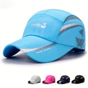 Resim Ayarlanabilir Polyester Beyzbol Şapkası - Hafif, Nefes Alabilir ve Şık, Açık Hava Aktiviteleri, Balıkçılık ve Sporlar için Güneş Koruması, Spor Şapkası | Şık Başlık | Ayarlanabilir Başlık 