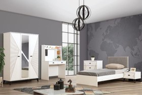 Resim SAFİR GENÇ ODASI TAKIMI, 3 KAPAKLI 