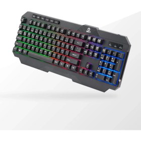 Resim Qpart GM16 USB Multimedya Kablolu Işıklı Oyuncu Klavye 