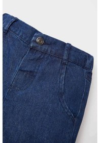 Resim DeFacto Erkek Bebek Basic Düz Jean Şort E8258A525SMNM28 Mavi 