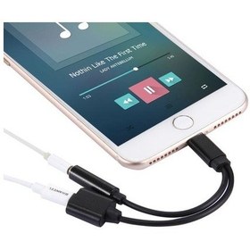 Resim Ally iPhone 13-12-11 -XS-8 -7 3.5 MM Kulaklık ve Şarj Dönüştürücü 