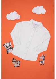 Resim U.S. Polo Assn. Kız Çocuk Krem Örme Gömlek 50298186-VR071 