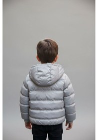 Resim Benitto Kids Erkek Bebek Şişme Mont 51374 Gri 