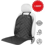 Resim Sıvı Geçirmez Oto Ön Koltuk Koruyucu Kılıf 55X130 cm Araba Evcil Hayvan Çocuk Bebek Koruma Örtüsü 