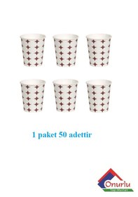 Resim Karton Bardak 7oz 50'li 