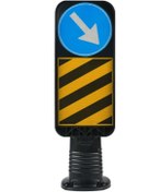 Resim Üstün 30 Cm Esnek Refüj Başı Tabelası 