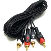 Resim Electroon 2rca 2rca Kablo 5metre Gold Altın Uçlu 