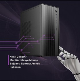 Resim DAGMOR Bn2015271 Intel I3 12100 16gb Ddr4 500gb M2 Nvme Ofis Pc Kasa 