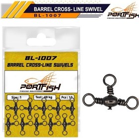 Resim Portfish Bl-1007 Üçlü Bilyalı Fırdöndü 4 