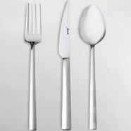 Resim Jumbo 1900 Prizma 18 Parça 6 Kişilik Yemek Çatal Kaşık Bıçak Seti 
