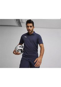 Resim Puma Teamgoal Polo Erkek Futbol Antrenman Polo Tişörtü 65877106 Lacivert Lacivert 