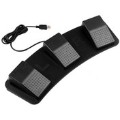 Resim Fs23-pm Usb Üçlü Ayak Anahtarı Çok İşlevli Özelleştirilmiş Ayak Pedalı Mekanik Anahtar Görüntü Alma Müzik Oyun Kontrolü İçin 