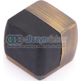 Resim Kapı Stoperi Antik 34 Mm Vidalı-yapışkanlı 