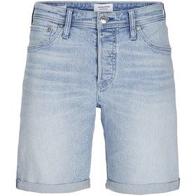Resim Jack & Jones Jack Jones Erkek Likralı Siyah Kot Şort 12269612 Mavi 