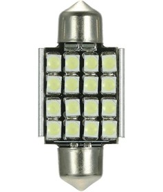 Resim Neevoyu 12v 36mm Oto İç Aydınlatma Led Ampulü, 16 Smd 3528 Beyaz Işık, 6000k 200lm, 60000+ Saat Ömür, Festoon Tipi 