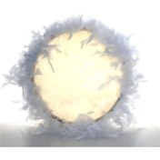 Resim Perrla Shop Süslü Gelin Beyaz Tüylü Deri Def 27 Cm Süslü Gelin Beyaz Tüylü Deri Def 27 Cm 