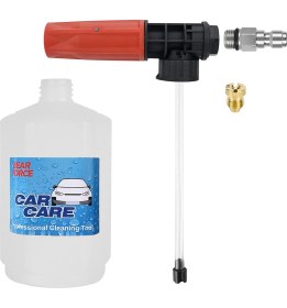 Resim Robeve Bear Force Foam Lance Köpük Aparatı Quick Plug ve Şarjlı Cihazlarla Uyumlu 0,6 Litre Köpük Yapıcı Kar Köpüğü Yapıcı Aparat 
