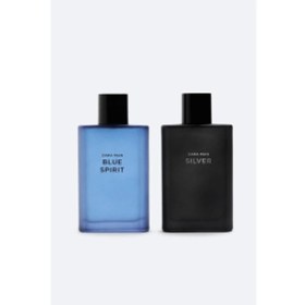 Resim ZARA MAN SILVER + ZARA MAN BLUE SPIRIT EAU DE TOILETTE 2 X 90 ML indirimsehri 
