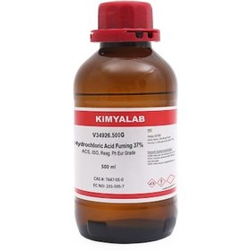 Resim Kimyalab Hidroklorik Asit %37 Hydrochloric Acid Fuming 500 ML 
