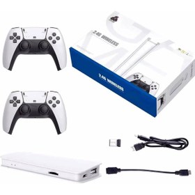 Resim Genel Markalar DEPOMIX 3D Çift Oyun Kollu 4K HD Ekran Nostaljik 20.000 Oyunlu Beyaz Game Box 