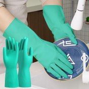 Resim 5 Çift Ekstra Kalın Nitril Kauçuk Temizlik Eldiveni - Kokusuz & Hipoalerjenik, Lateks İçermez, Dayanıklı & Yeniden Kullanılabilir Mutfak, Banyo, Dış Mekan Temizliği, Bulaşık Yıkama, Ovma, Mutfak Eldivenleri, Banyo Temizliği, Yeniden Kullanılabilir Eldivenler, Lateks İçermeyen Eldivenler, Nitril Eldiven, Mutfak Eldiveni, Banyo Eldiveni, Dış Mekan Eldiveni 
