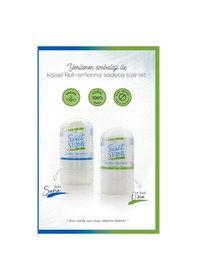 Resim Erd Salt Stone Doğal Mineral Unisex Roll-On Deodorant 60 G 