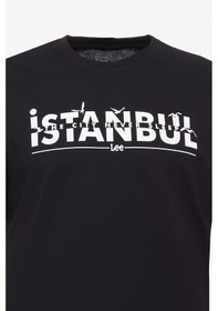 Resim Regular Fit Normal Kesim Bisiklet Yaka %100 Pamuk Siyah Tişört L241576001 Siyah 
