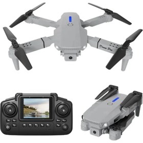 Resim SkyPilot E88 Pro Ekranlı Uzaktan Kumandalı Taşıma Çantalı Kameralı Drone 