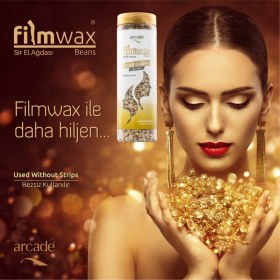 Resim Arcade Filmwax Boncuklu Sir El Ağda 400 Gr Gold Gilding Altın Yıldız 