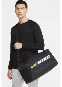 Resim Nike Brasilia S Duff-9.0 Px Gfx Sp2 41 Litres 52cm X 28 Cm X 28 Cm Spor Çanta Siyah Siyah 