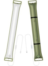 Resim Şişme Led Kamp Lambası, Usb Girişli, Mıknatıslı Haki 