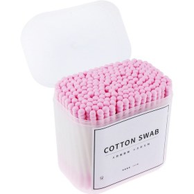 Resim Suntek 200x Çift Kafa Pamuk Tomurcukları Çubukla Ucu Pembe 