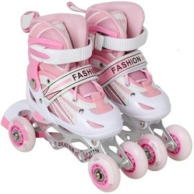 Resim 2+2 Alıştırma Tekerlekli ve Numara Ayarlı Paten 