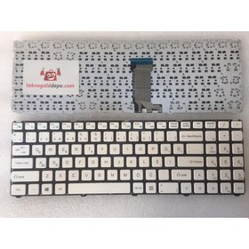 Resim CASPER C650 TÜRKÇE BEYAZ KLAVYE 