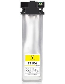 Resim Epson T11c4 T11c440 Sarı Uyumlu Standart Kapasiteli Mürekkep Kartuşu Bk8681988470720 Bk 