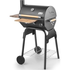 Resim Grillia Grillord-50 Kömürlü Barbekü Mangal Önlük Ve Kılıf Hediyeli Siyah 
