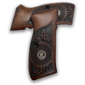 Resim ZIB GRIPS CZ-75 Pistol Grip Handmade From Walnut Wood Ars.061 