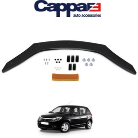 Resim Cappafe Dacia Sandero Uyumlu Ön Kaput Koruyucu Rüzgarlığı 2009-2012 Yılı Arası 