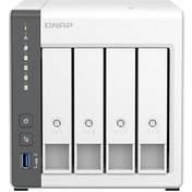Resim Qnap TS-433-4GB Nas Kayıt Cihazı 4 GB RAM Tower Tipi Nas 4 Yuvalı Depolama Ünitesi 