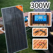 Resim 300W Dahili Şarj Kontrolörüne Sahip Güneş Enerjisi Şarj Cihazı, IPX5 Su Geçirmez, Kampçılık ve Karavanlar için Uygun 